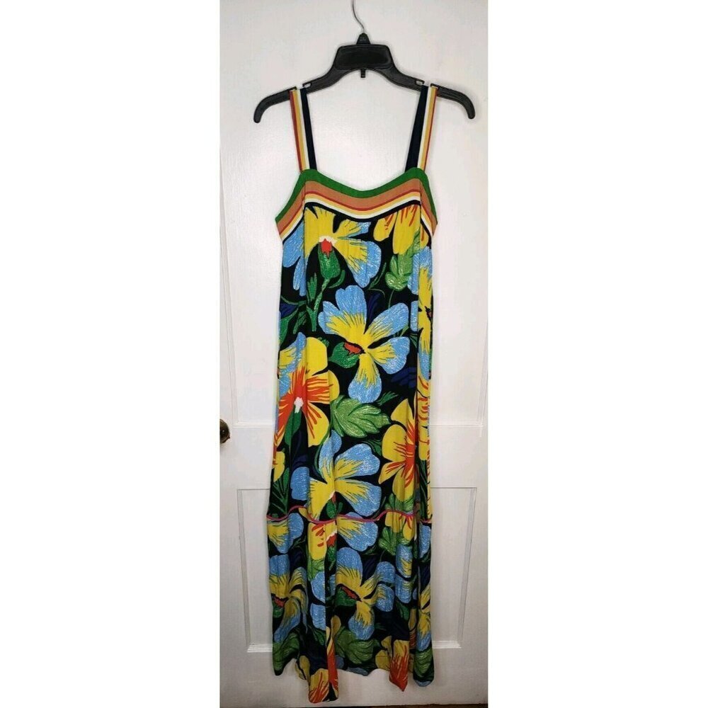 Anthropologie Maeve Nikoleta Island Vibes Maxi Dress Size Medium Floral